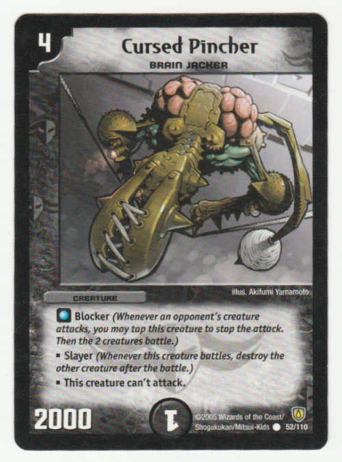 Duel Masters - Cursed Pincher (Brain Jacker) - Creature