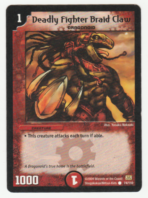Duel Masters - Deadly Fighter Braid Claw (Dragonoid) - Creature