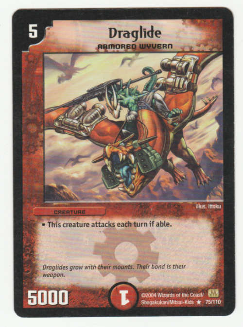 Duel Masters - Draglide (Armored Wyvern) - Creature (Rare)