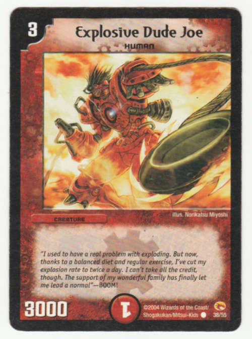 Duel Masters - Explosive Dude Joe (Human) - Creature