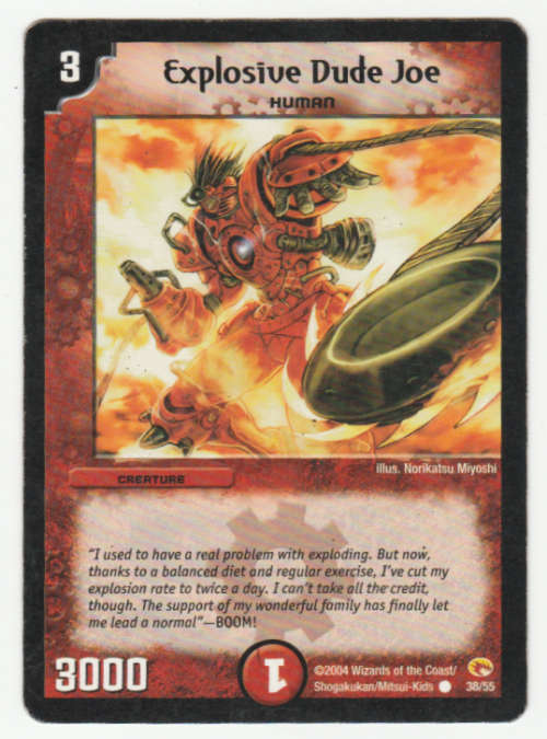 Duel Masters - Explosive Dude Joe (Human) - Creature