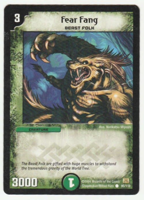 Duel Masters - Fear Fang (Beast Folk) - Creature