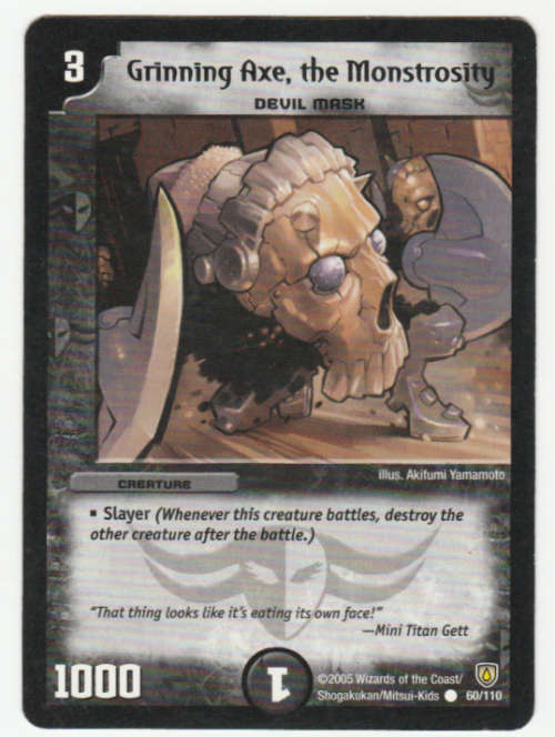 Duel Masters - Grinning Axe, the Monstrosity (Devil Mask) - Creature