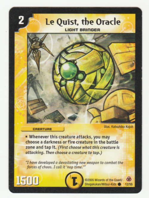 Duel Masters - Le Quist, the Oracle (Light Bringer) - Creature