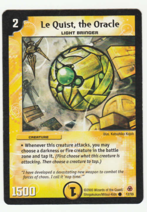 Duel Masters - Le Quist, the Oracle (Light Bringer) - Creature