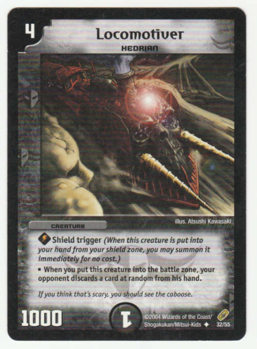 Duel Masters - Locomotiver (Hedrian) - Creature (Uncommon)