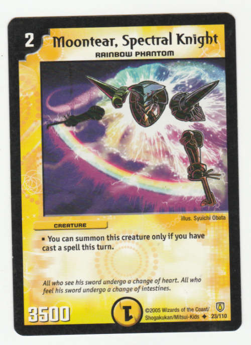 Duel Masters - Moontear, Spectral Knight (Rainbow Phantom) - Creature (Uncommon)
