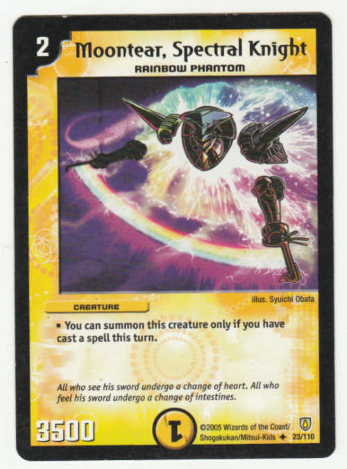 Duel Masters - Moontear, Spectral Knight (Rainbow Phantom) - Creature (Uncommon)