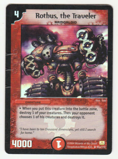 Duel Masters - Rothus, the Traveler (Armoloid) - Creature - FOIL (Rare)