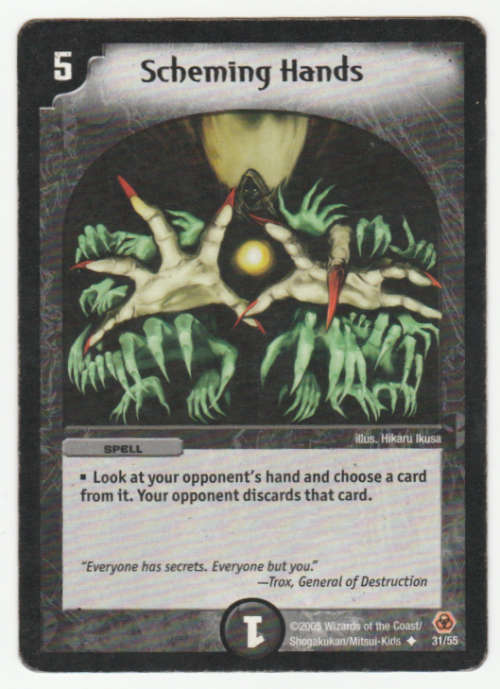 Duel Masters - Scheming Hands - Spell