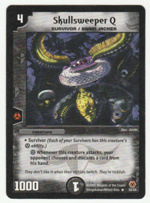 Duel Masters - Skullsweeper Q (Suvivor/Brain Jacker) - Creature (Rare)