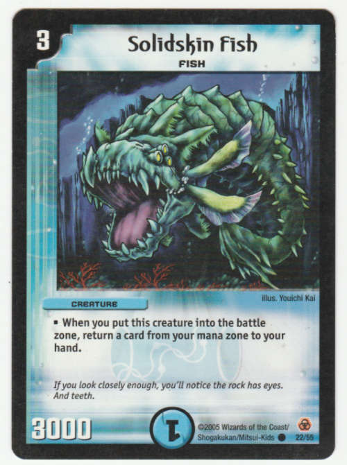 Duel Masters - Solidskin Fish (Fish) - Creature