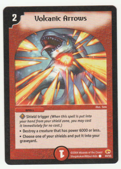 Duel Masters - Volcanic Arrows - Spell