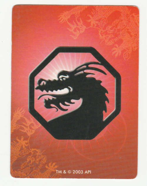 Jackie Chan Adventures - Demon Vortex Card 23 Shadow Khan - Regular Card