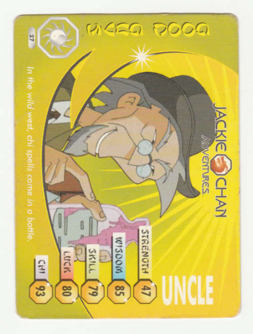 Jackie Chan Adventures - The Chan Clan Card 27 Uncle - Regular Card