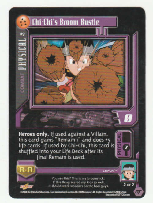 Dragon Ball GT - Chi-Chi - Chi-chi's Broom Bustle/Combat Physical (2/2)