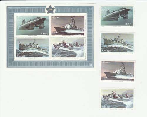 1982 RSA Naval base, Simonstown FDC 3.36 & Blocks