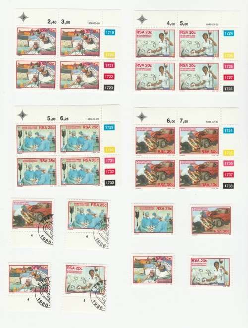 FDC 4.15 PRETORIA 1986 Donate Blood & Save a life