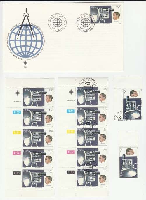 1979 RSA Telluromoter FDC 3.12 & Blocks