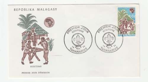 1974 Madagascar Premier Jour - Scoutisme FDC