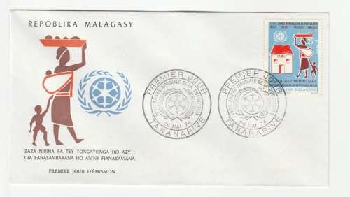 1974 Madagascar Premier Jour - Tananarive FDC