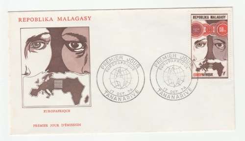 1974 Madagascar Premier Jour - EuropAfrique FDC