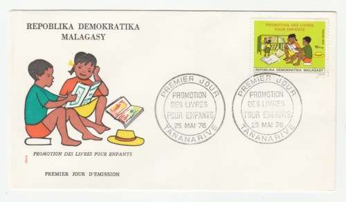 1976 Madagascar Premier Jour - Promotion to lives of Infants FDC