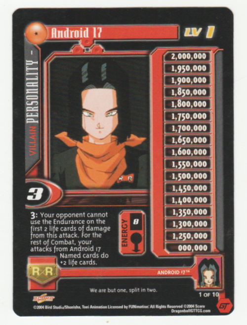 Dragon Ball GT - Android 17 - Android 17/Villain Personality (1/10) Common / Super Android 17 Saga