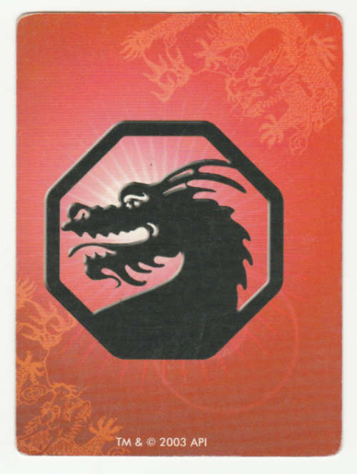 Jackie Chan Adventures - Demon Vortex Card 1 Dai Gui - Regular Card