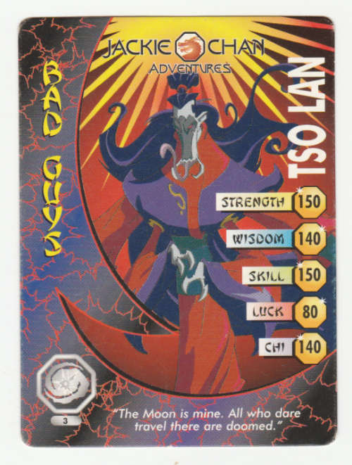 Jackie Chan Adventures - Demon Vortex Card 3 Tso Lan - Regular Card