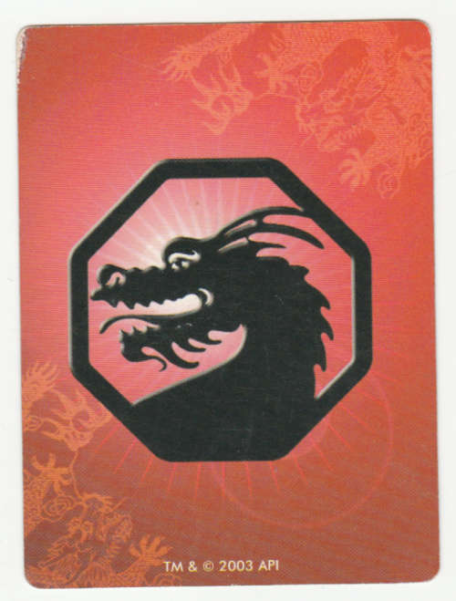Jackie Chan Adventures - Demon Vortex Card 21 Shadow Khan - Regular Card