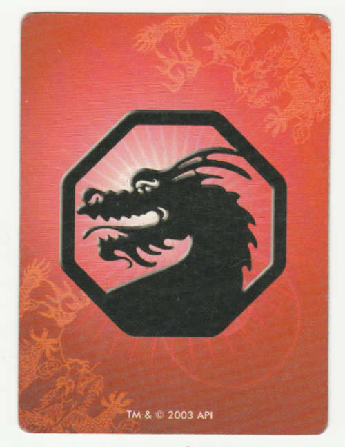 Jackie Chan Adventures -Daolon Wong Card 4 Daolong Wong - Regular Card