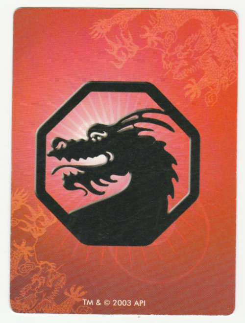 Jackie Chan Adventures -Daolon Wong Card 6 Daolon Wong - Regular Card