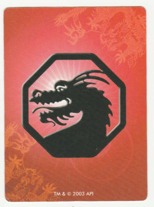 Jackie Chan Adventures - Daolong Wong Card 20 Daolon Wong - Regular Card