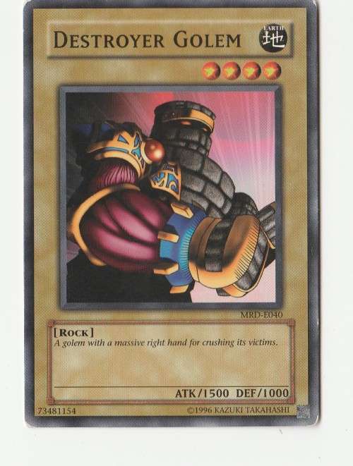 Yu-Gi-Oh! - Destroyer Golem - Metal Raiders (MRD-E040)