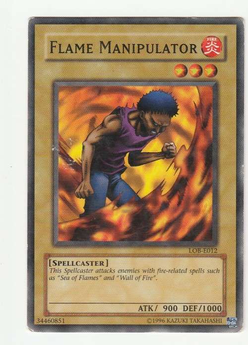 Yu-Gi-Oh! - Flame Manipulator - Legend of Blue Eyes White Dragon (LOB-E012)