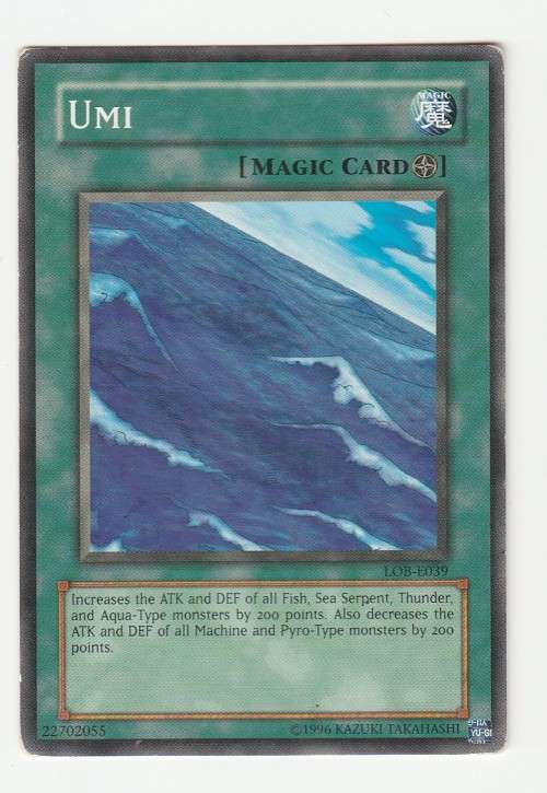 Yu-Gi-Oh! - Umi - Legend of Blue Eyes White Dragon (LOB-E039)
