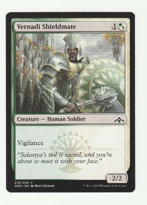 Magic the Gathering 2018 (NM) - Vernadi Shieldmate - Common - Guilds of Ravnica