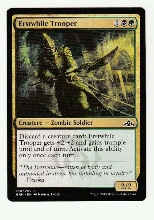 Magic the Gathering 2018 (NM) - Erstwhile Trooper - Common - Guilds of Ravnica