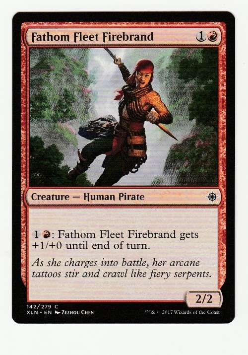 Magic the Gathering 2017 (NM) - Fathom Fleet Firebrand - Ixalan