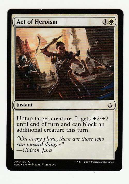 Magic the Gathering 2017 (NM) - Act of Heroism - Hour of Devastation