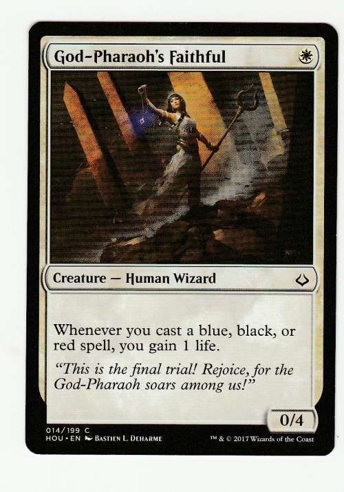 Magic the Gathering 2017 (NM) - God-Pharaoh`s Faithful - Hour of Devastation