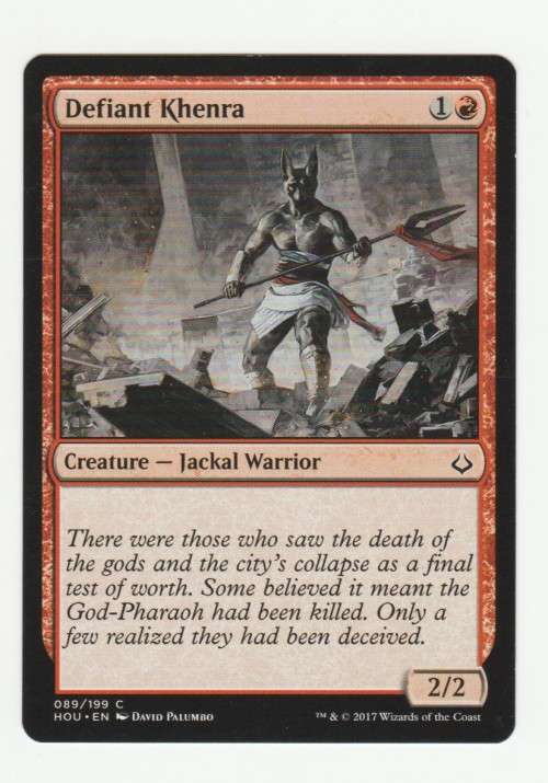 Magic the Gathering 2017 (NM) - Defiant Khenra - Hour of Devastation