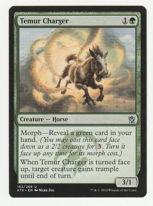 Magic the Gathering 2014 (NM) - Temur Charger - Uncommon - Khans of Tarkir