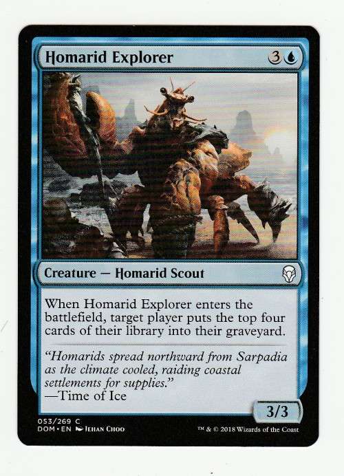 Magic the Gathering 2018 (NM) - Homarid Explorer - Dominaria