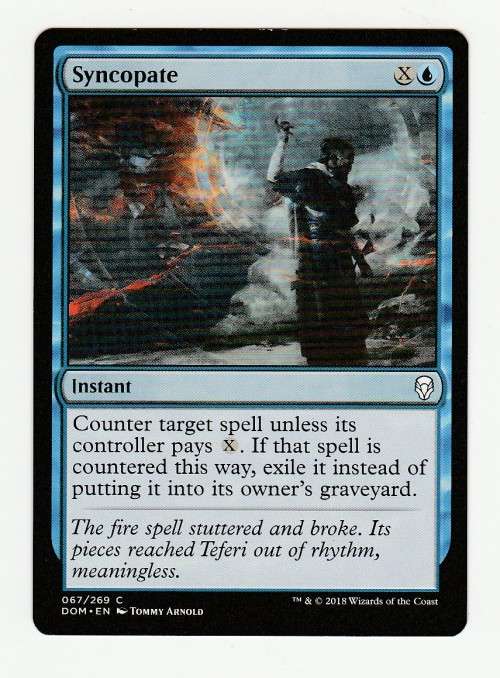 Magic the Gathering 2018 (NM) - Syncopate - Dominaria