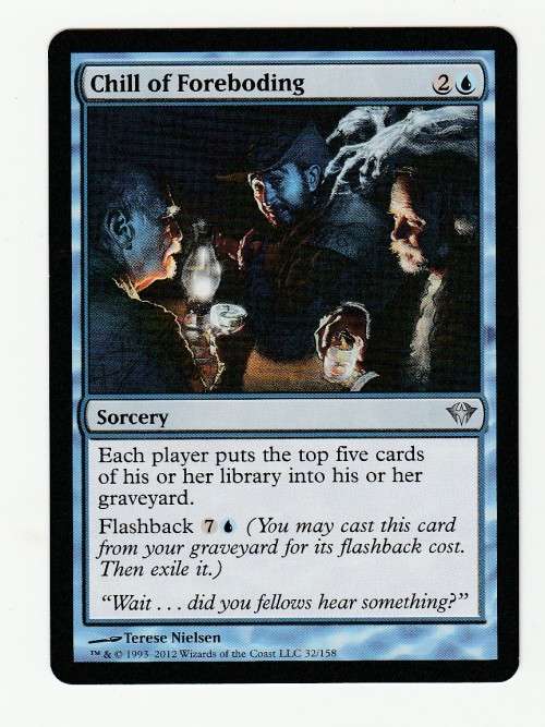 Magic the Gathering 1993-2012 (NM) - Chill Foreboding - Uncommon - Dark Ascension