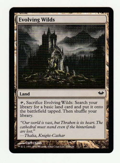 Magic the Gathering 1993-2012 (NM) - Evolving Wilds - Dark Ascension