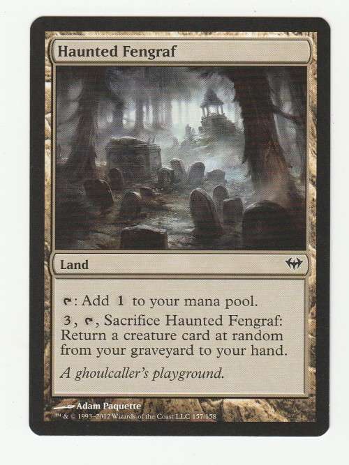 Magic the Gathering 1993-2012 (NM) - Haunted Fengraf - Dark Ascension