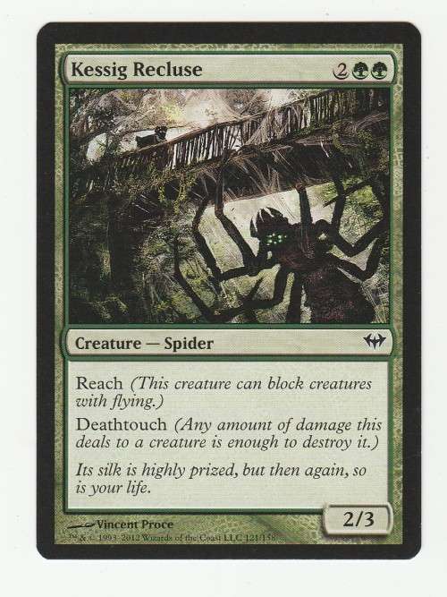 Magic the Gathering 1993-2012 (NM) - Kessig Recluse - Dark Ascension